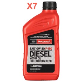 Ford 7 Quarts Diesel Engine Oil FORD Super Duty SAE 10W-30 F150 3.0L Power Stroke