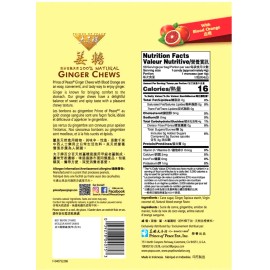 Prince of Peace Ginger Chews with Blood Orange 4 oz~Exp 1/26/2026