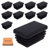 SKIR'CO Pack of 10 Rectangular Plastic Plugs 25 x 40