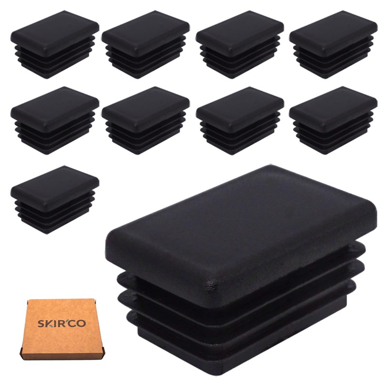 SKIR'CO Pack of 10 Rectangular Plastic Plugs 25 x 40