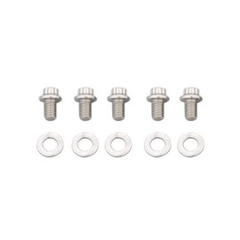 ARP 613-0500 Stainless Steel 3/8-16" RH Thread 0.500" UHL 12-Point Bolt with 3/8" Socket and Washer, (Set of 5)