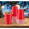YARIX Plastic Cups- Red Drinking Cups 30 Pcs (12 Oz)