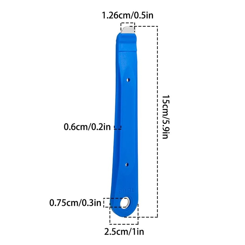 MiOYOOW 2PCS Tyre Levers, Bicycle Tire Repair Tool with Ergonomic