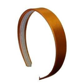 Orange 1 Inch Satin Hard Headband