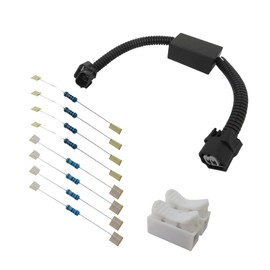 INGQI Replacement Harness Connector Kit w/Plugs for Honda Acura 2013+, Comprehensive Resistor Set