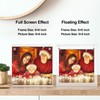 Boxalls 6x6 Acrylic Picture Frame, Clear Frameless 6x6 Inches Photo
