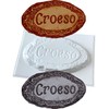 CROESO Garden Stone Plaque Mould Reusable ABS Mold for Concrete