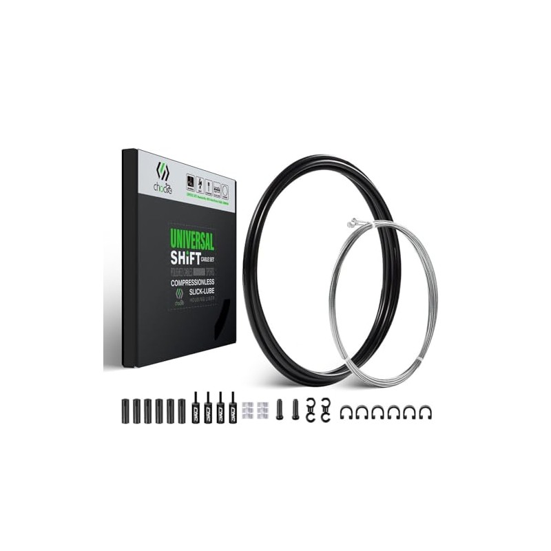 Chooee Bicycle Shift Cable for Shimano/Sram, Bicycle Shift Cable Set,