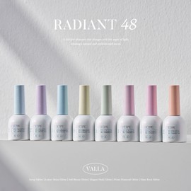 classic nail Balagel Radiant Syrup Gel Glitter 8-piece set + 2 top gels / 발라젤 레디언트 시럽젤 글리터 8종 세트+탑젤2개