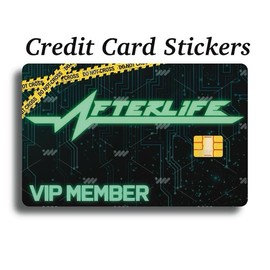 Arasaka Cyberpunk Themed 2077 Style Credit Card Skin with QR Code and Property Label Design:_VIP Bar Member
