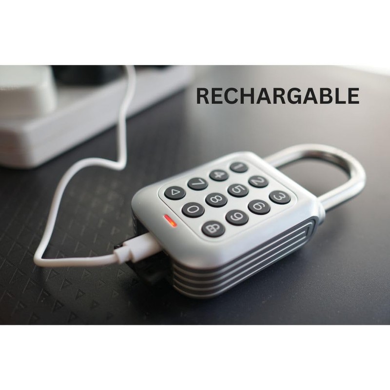 Bouware Smart Padlock Alpha1 Heavy-Duty Electronic Padlock Combination Weatherproof Digital