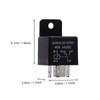 EHDIS 12V Motor Relay 5 Pin Coil 40amp Spdt Model
