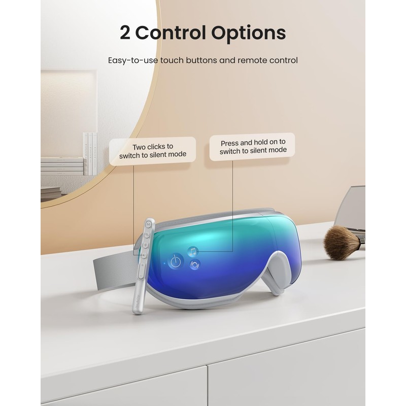 RENPHO Eyeris 1 Eye Massager with Heat, Sleep Mask with
