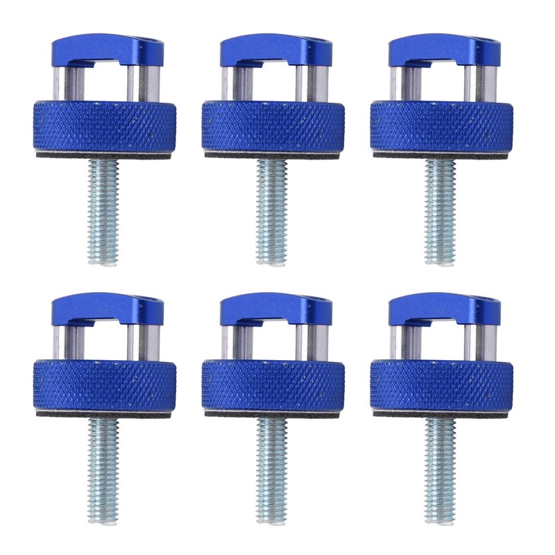 6PCS Hard Top Quick Removal Fastener Thumb Screw with D