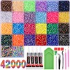 Bedazzling Kit 42000Pcs 26 Colors 3mm Resin Jelly Rhinestones -