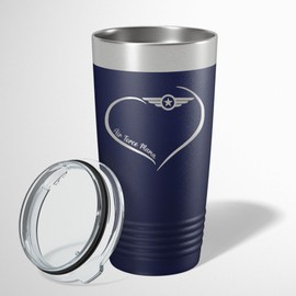 Air Force Mama Tumbler, Air Force Mom Insulated Engraved Tumblers for Mothers Day, Proud Airforce Mom Travel Coffee Mugs, US Air Force Women Tumbler