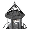 LED Solar Rotating Lighthouse Light Solar Garden Lights Outdoor Garden