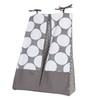 Bacati - Mix N Match Dots Diaper Stacker (Grey)