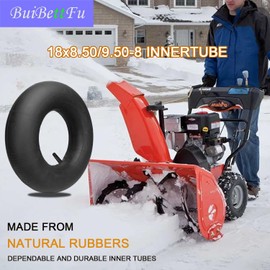 18x8.50-8/18x9.50-8 Replacement Inner Tube, with TR-13 Straight Metal Valve Stem fit for Wheelbarrows, Carts, Lawn Mowers, Snow Blowers,Hand Trucks, Tractors and More (1/Pack)