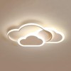 37W LED Ceiling Lights Cartoon Heart Shape For Kids Bedroom