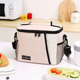 FAVORTALK Lunch Bag for Women Large Insulated Lunch Bags with Handle Adults Waterproof Leak-Proof Lunch Box Bag for Men Women Reusable Cooler Bag for Work School Picnic Camping - WCB41819