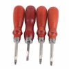 4 Pcs Leather Edger Leather Edge Chamfering Knife Sharpener Hand