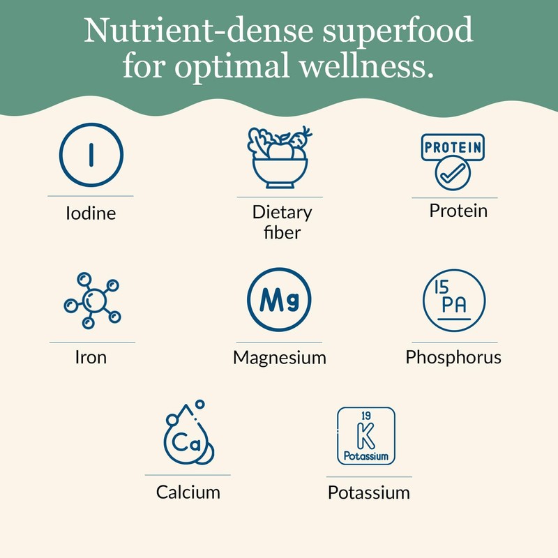 Maine Coast Sea Vegetables Kombu Sugar Kelp Leaf Bag |