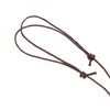 Volcanic Lava Energy Stone Pendant Green Core Promote Circulation Adjustable