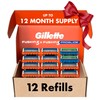 Gillette Fusion5 Men's Razor Blade Refills, 10 Count + Fusion5