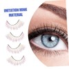 Baluue 5sets Individual Lashes Style False Eyelashes Faux Lash Extensions