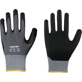 LeikaFlex Fine Knit Gloves with Nitrile Coating Size 9