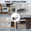 Pothunder Fingerprint Lock, Biometric Cabinet Lock Set - 0.75" (20mm),