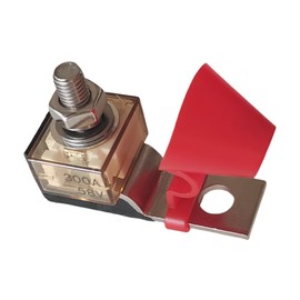 MRBF Terminal Block Fuse Holder Single Stud 5/16" (M8) Marine Rated Battery Fuse 58VDC (300A)
