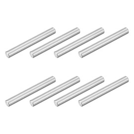 sourcing map 8Pcs M6 x 50mm 304 Stainless Steel Dowel Pin, Cylindrical Shelf Support Peg Pin Parallel Pin Fastener for Mechanical Manufacturing, Industry, Furniture Installation, Silver