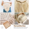 Comphic Macramee-DIY-Set mit Brett und Nadeln aus Makramee, Werkzeuge für