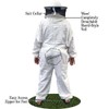 Jawadis USA Adult Beekeeper Full Bee Suit with Unzippable Veil
