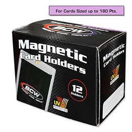 BCW 180 Pt Magnetic Card Holders, 12 Pack