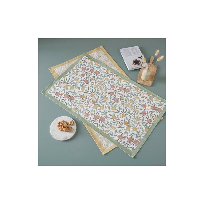 Morris & Co. Furits & Marigold Tea Towel Set