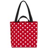 VOID Christmas Red White Polka Dots Bag 33 x 33