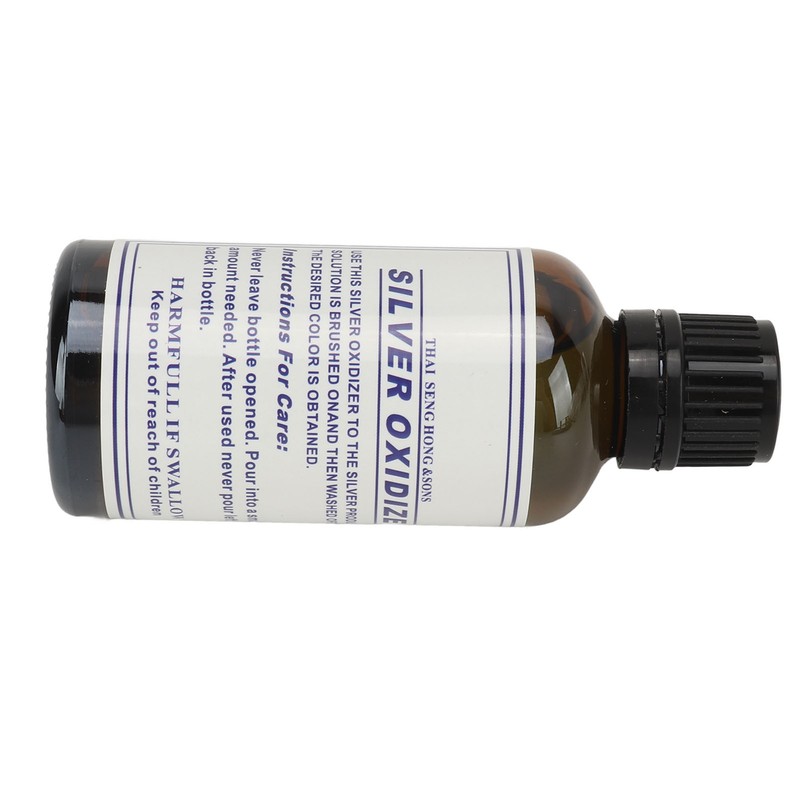 Silver Oxidizer Solution Jewelry Making Black Fast Acting Vintage Effect