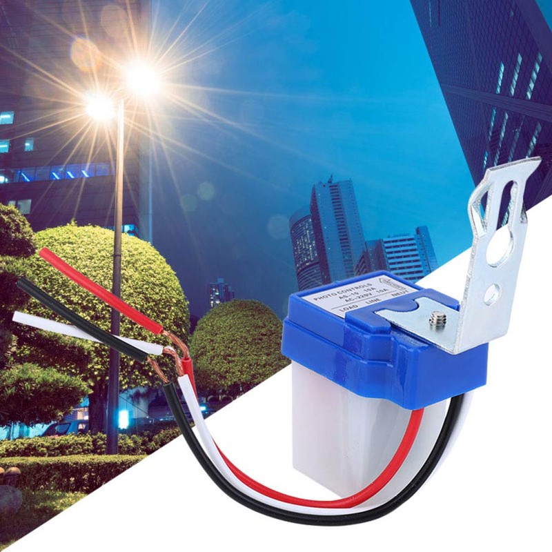 Pack of 2 Outdoor Street Light Sensor Switch Automatic Control