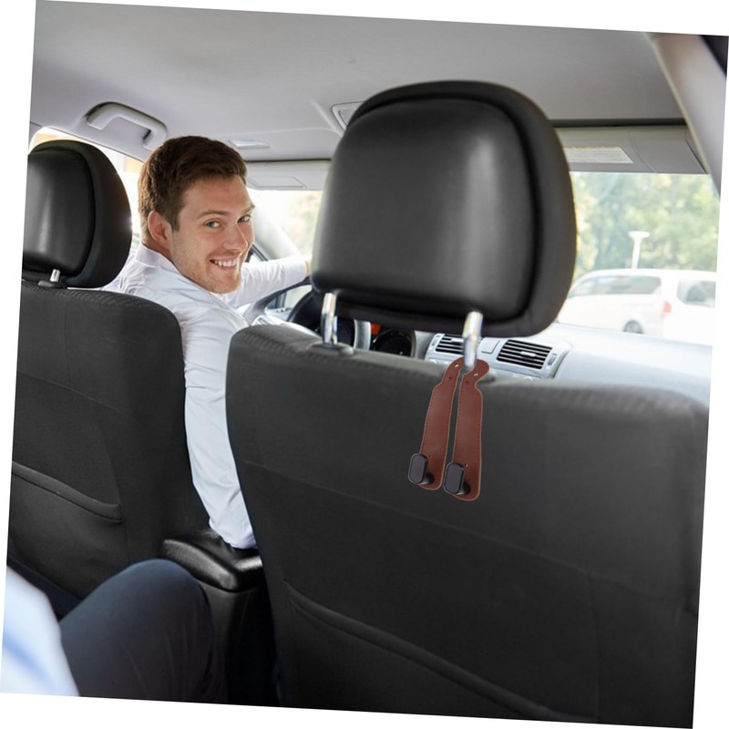ULTECHNOVO Car Seat Headrest Hook Phone Holder Car Mount Hidden