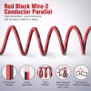 Nilight 12AWG 50FT Copper Clad Aluminum Wire 12-2 Gauge Red