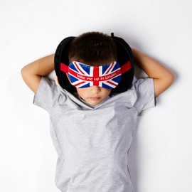 Puckator Relaxeazzz Guardsman Round Plush Travel Pillow & Eye Mask - Sleep Eye Mask Masks - Kids Travel Accessories For Sleeping Airplane - Flight Plane Neck Pillow Pillows