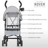 Dream On Me Rover Convenience Baby Stroller in Gray, Lightweight