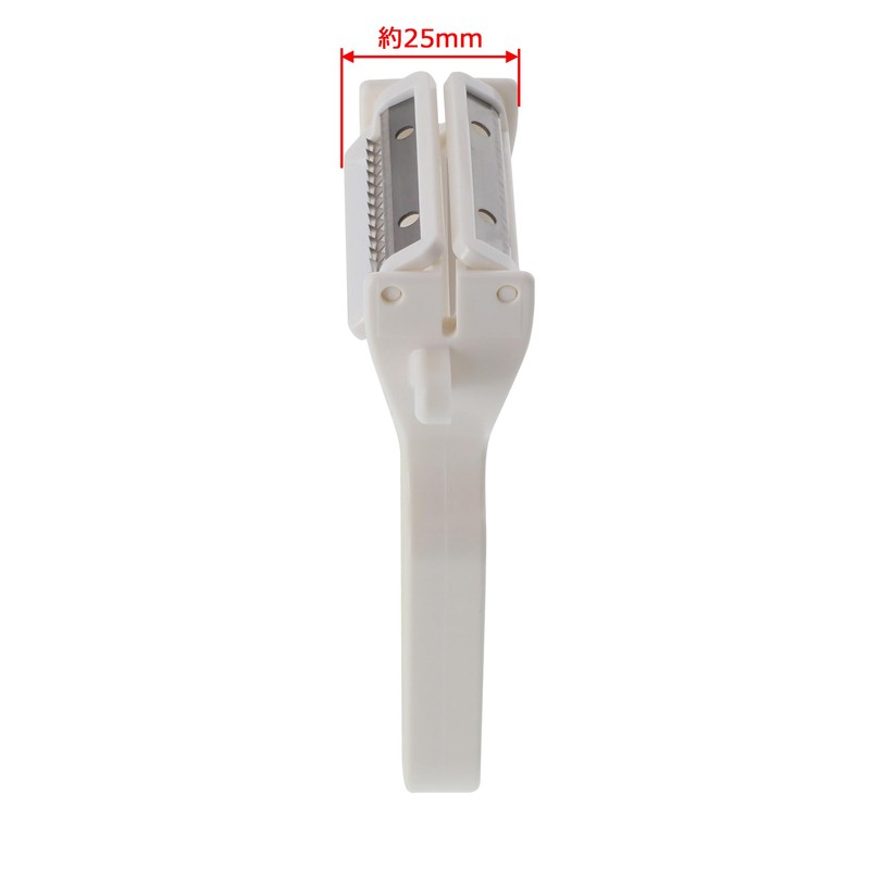 Takagi Double Sided Peeler, Made in Japan, White, Peeler with