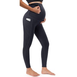 Heathyoga Maternity Leggings with Pockets Pregnancy Leggings for Women Maternity Workout Leggings Maternity Yoga Pants