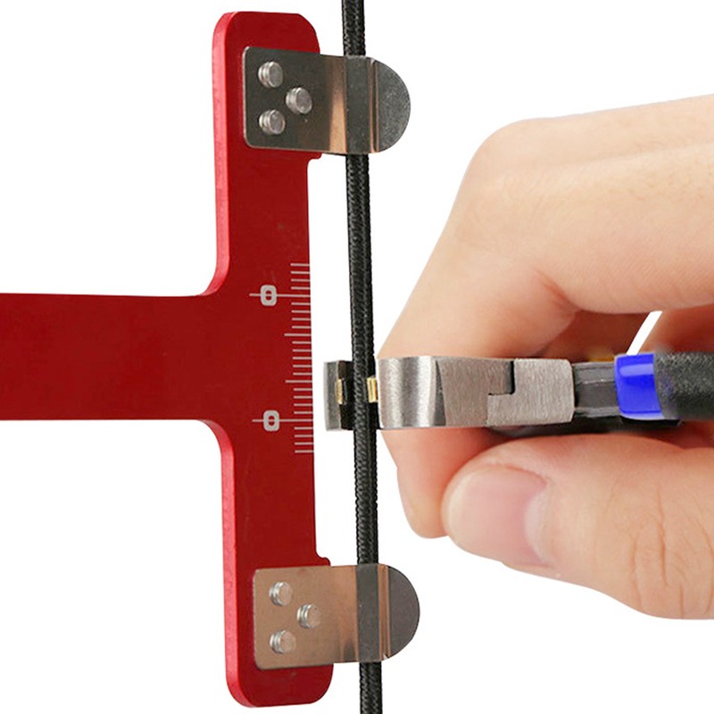 Bow String Nocking Points Pliers Set T Ruler Nocking Buckle