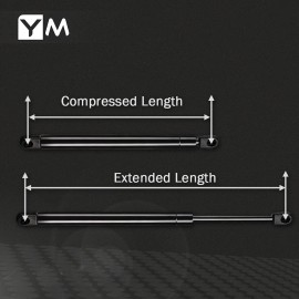Unbranded 2x Tailgate Lift Supports Shock Struts for Ford Focus Mazda 6 Wagon 2000-07 4358