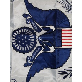 3x5 Embroidered U.S. USCG Coast Guard Double Sided 2ply 220D Nylon Flag 3'x5'House Banner Brass Grommets Fade Resistant Double Stitched Nylon